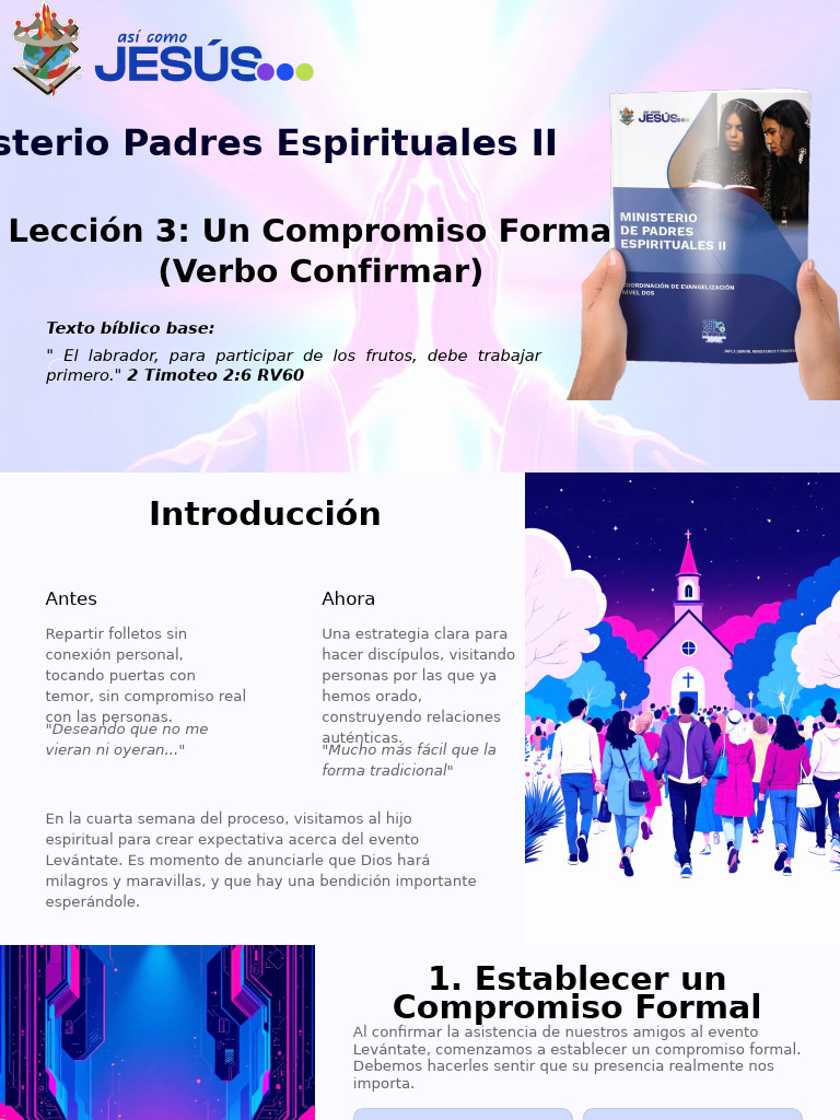 Pe2-Lección 4. Un Compromiso Formal - F | PDF | Oración