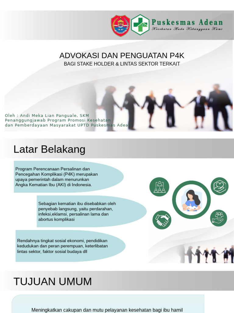 Penguatan P4K untuk Kesehatan Ibu | PDF