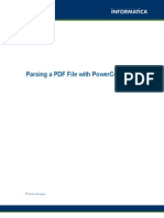 Parsing A PDF File With Powercenter: 2010 Informatica