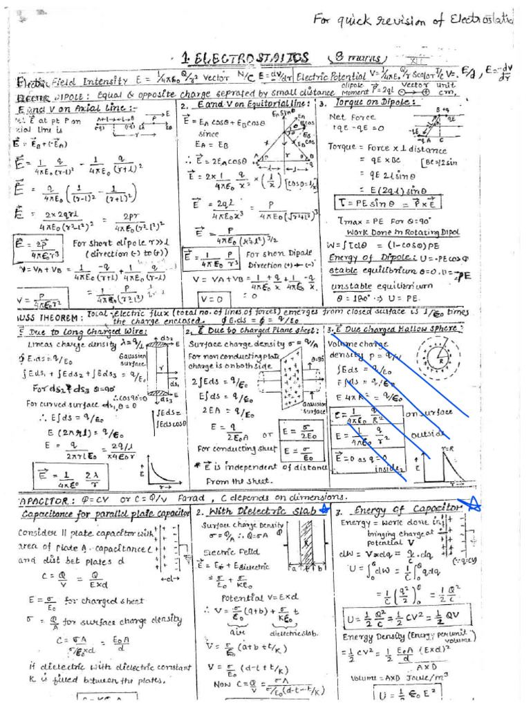 Physics Revision Notes | PDF