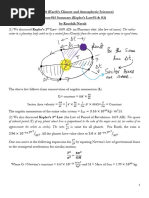 Gauss On Celestial Mechanics | PDF | Orbit | Ellipse