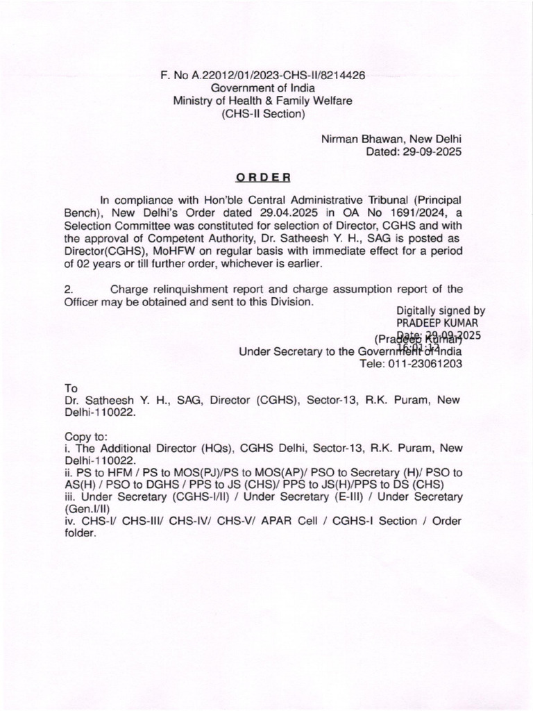 Order Dated 29.09.2025 | PDF