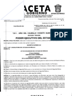 Gaceta de Gobierno-LEY DE SEGURIDAD DEL ESTADO DE MÉXICO