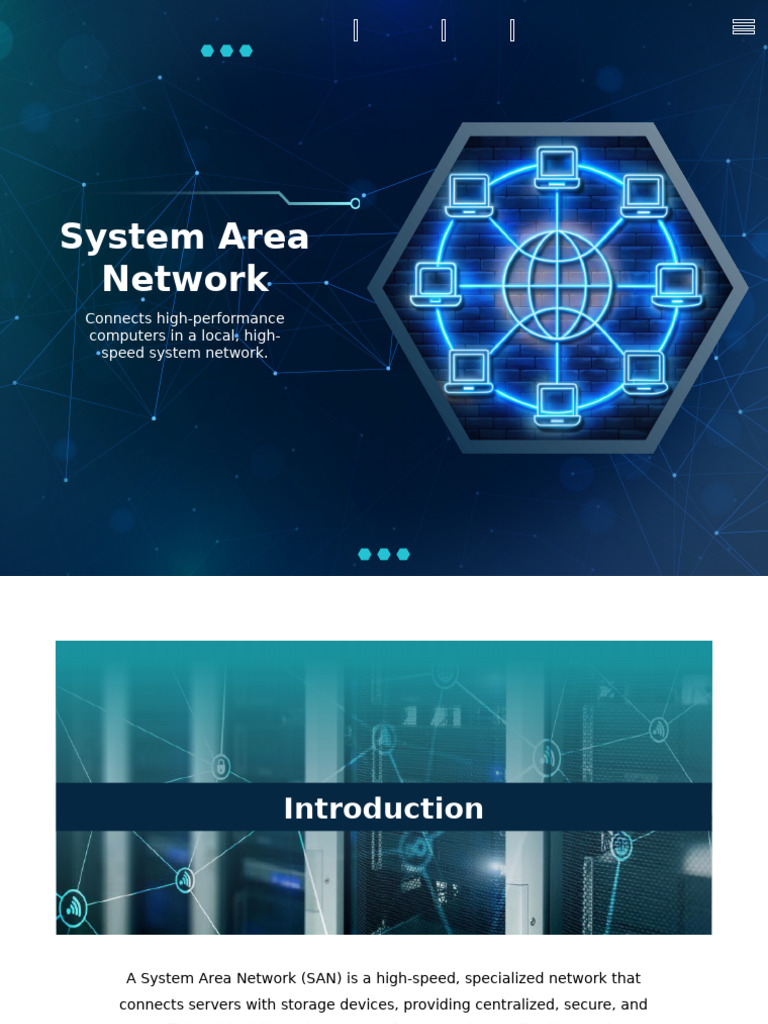 SlideEgg_66208-System Area Network-4-3 | PDF | Computer Network | Icon ...