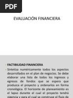 evaluacion financiera