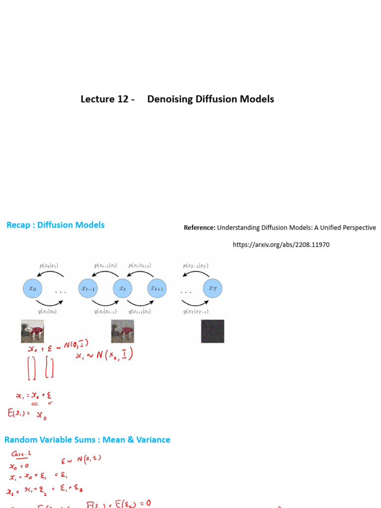 Denoising Diffusion Models Overview | PDF