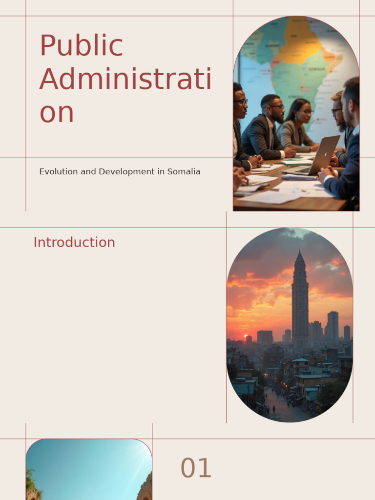 Evolution of Public Administration in Somalia | PDF | Governance | Somalia