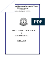 Sri Chandrasekharendra Saraswathi Viswa Mahavidyalaya: & Engineering M.E., Computer Science
