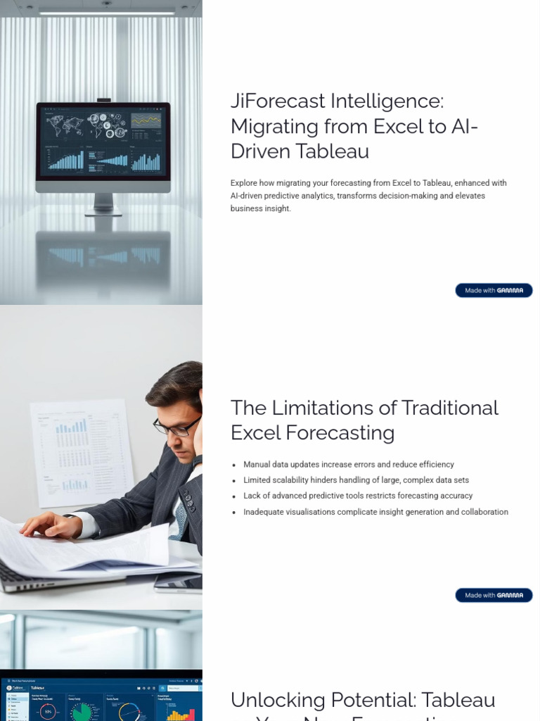 Excel to Tableau Migration for AI Forecasting | PDF | Artificial ...