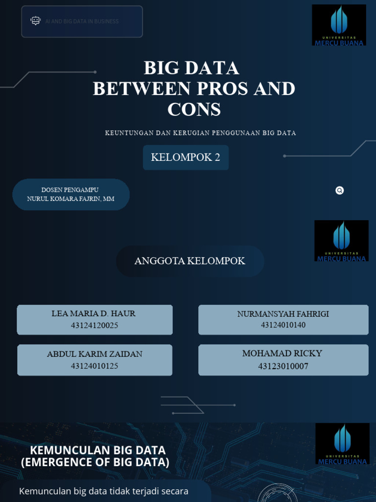 Keuntungan dan Risiko Big Data dalam Bisnis | PDF