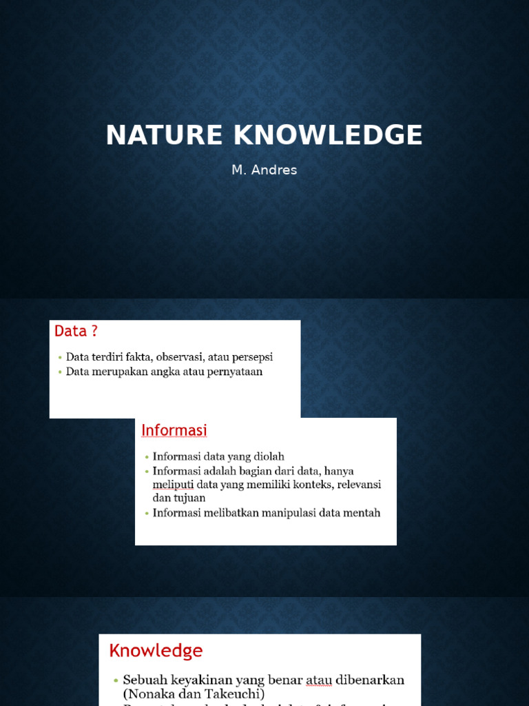 Nature Knowledge | PDF