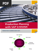 SAP PP Master Data Overview Guide | PDF