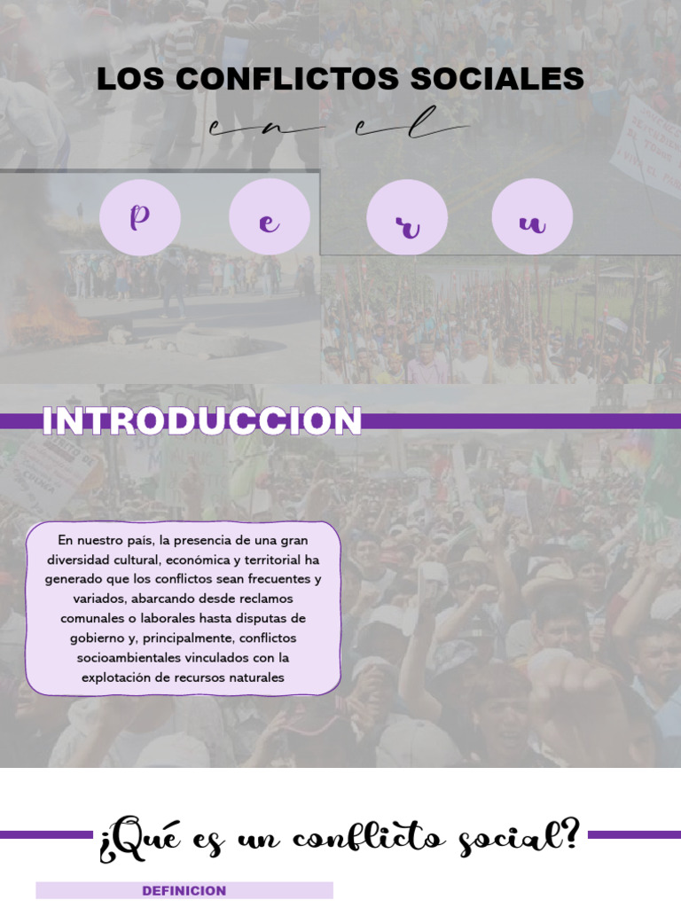 Conflictos Sociales en El Peru | PDF | Minería | Conflicto social