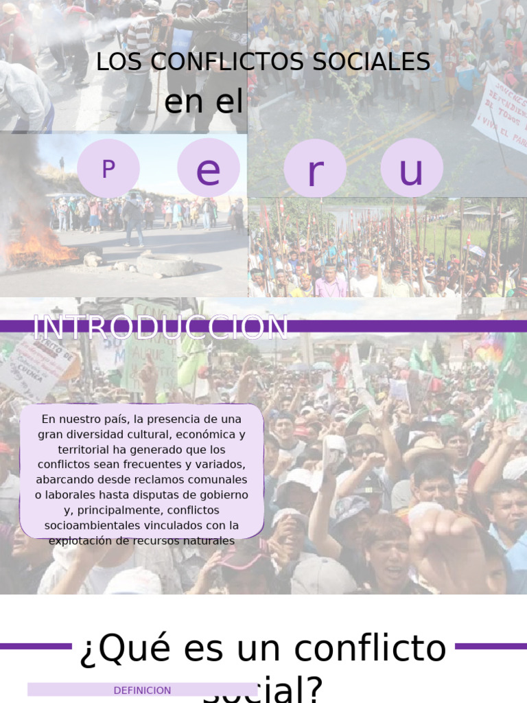 Conflictos Sociales en Perú: Tipos y Actores | PDF | Minería ...