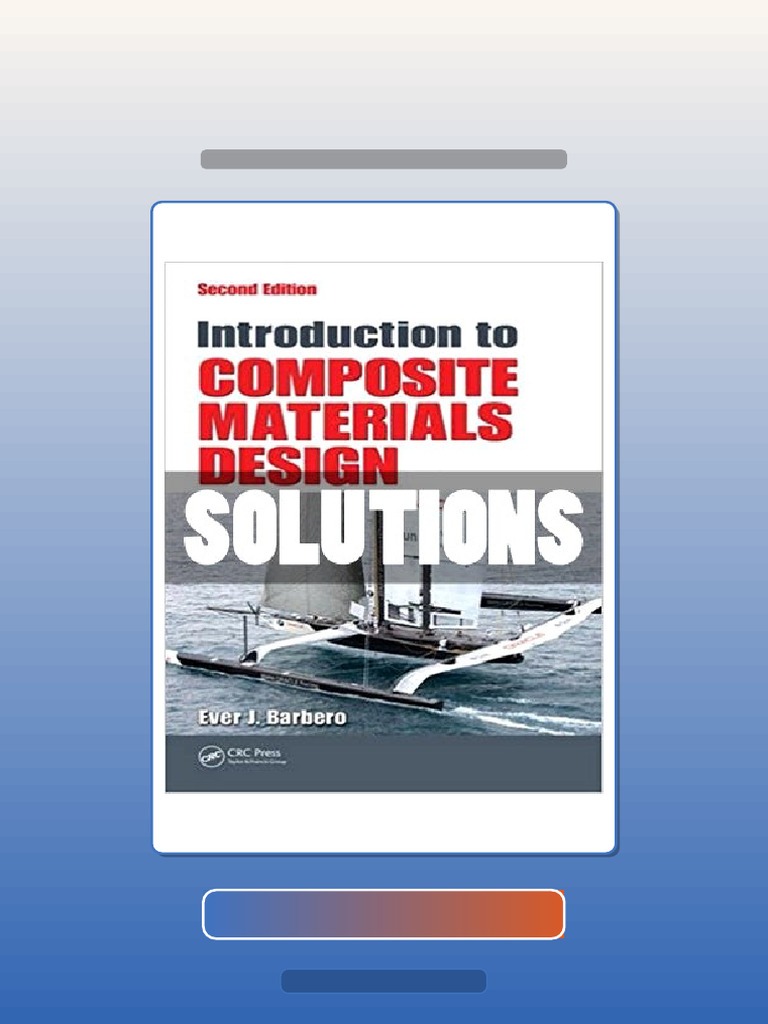 Introduction To Composite Materials Design 2nd Edition Barbero Ebook ...