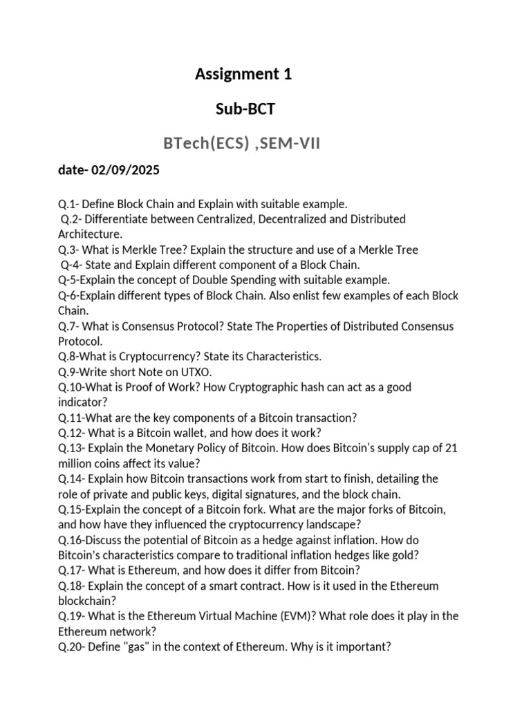 Blockchain and Cryptocurrency Concepts Explained | PDF