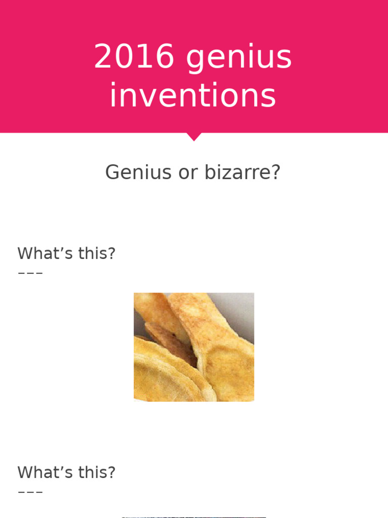 2016's Genius Inventions Reviewed | PDF