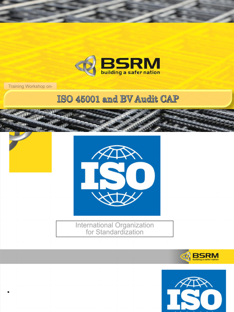 ISO 45001 Training Workshop Overview | PDF | Safety | Occupational ...