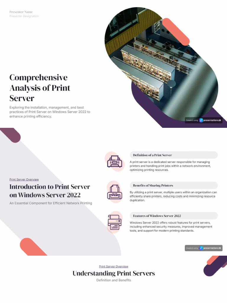 Comprehensive Analysis of Print Server On Windows Server 2022 | PDF