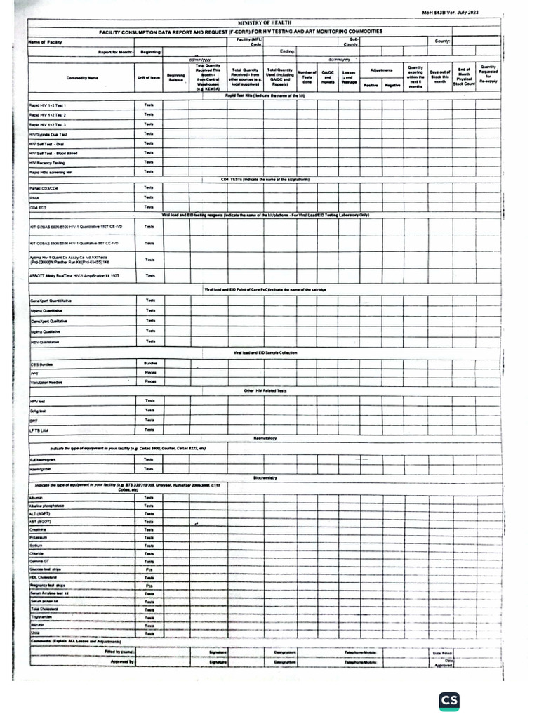 MoH 743 | PDF