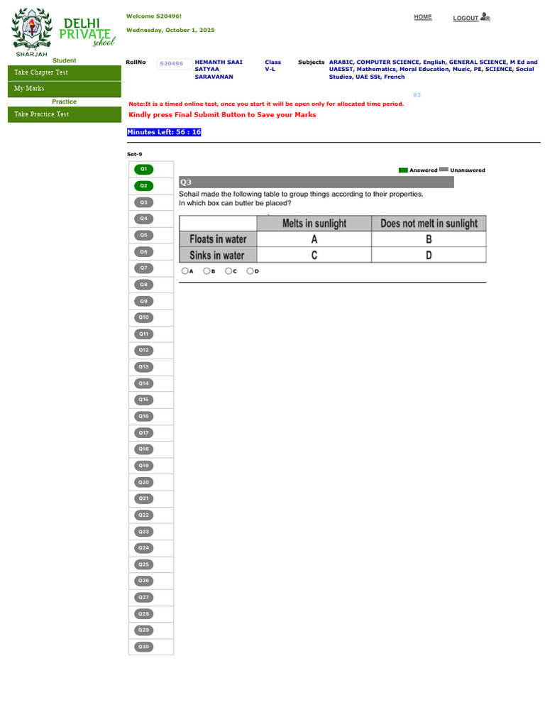 Chapter Test Instructions for Students | PDF
