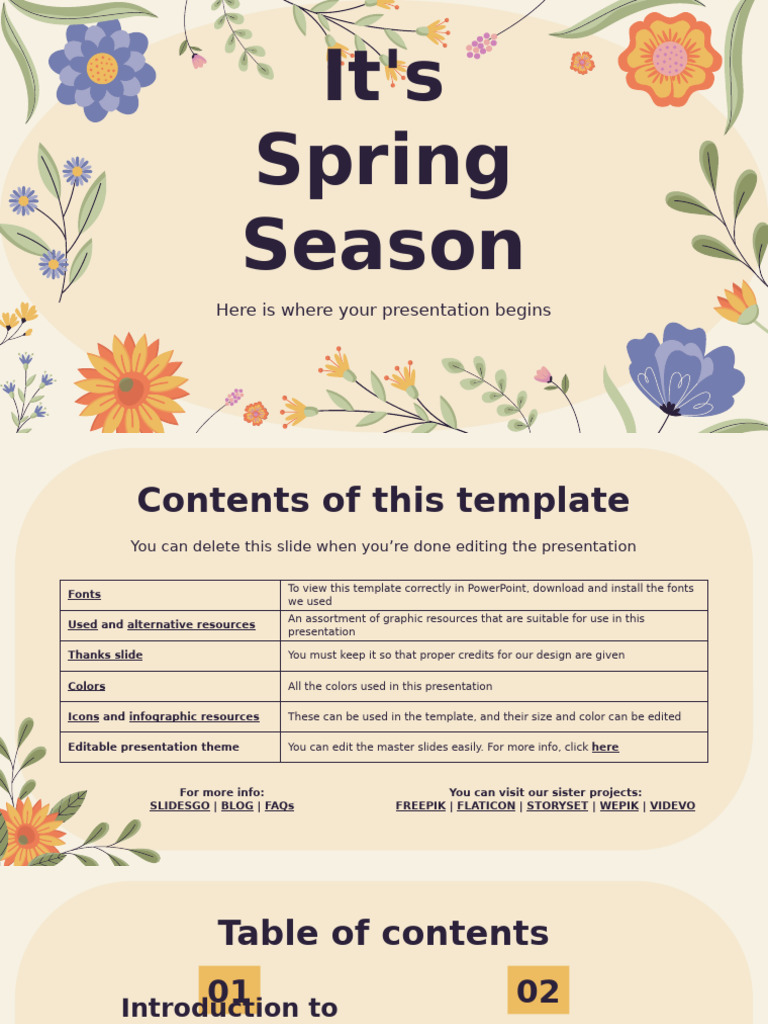 It's Spring Season by Slidesgo | PDF | Planets | Mercury (Planet)