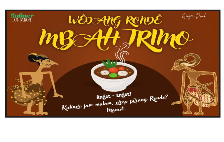 Wedang Ronde. | PDF