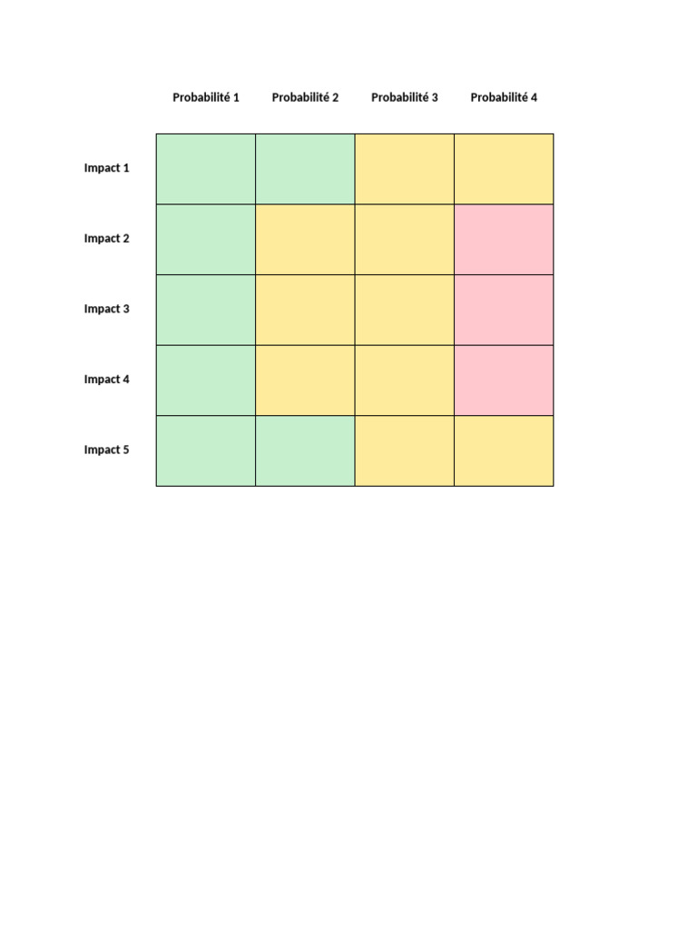 Matrice Des Risques | PDF