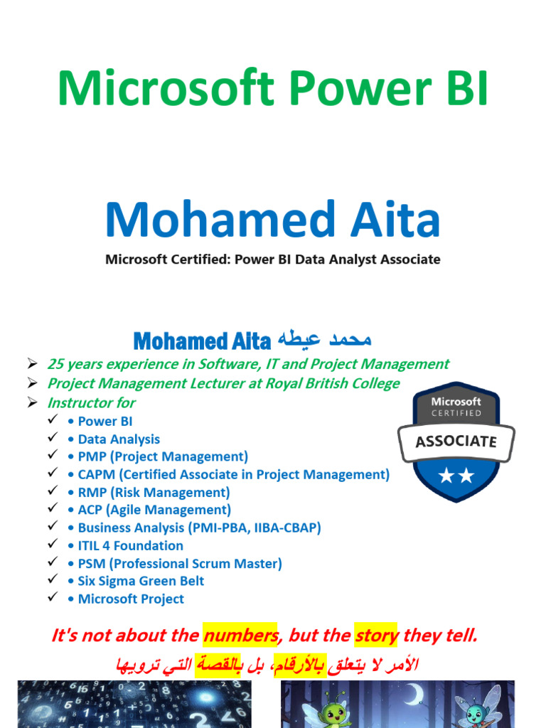 Power BI Training and Data Analysis Guide | PDF | Microsoft Excel ...