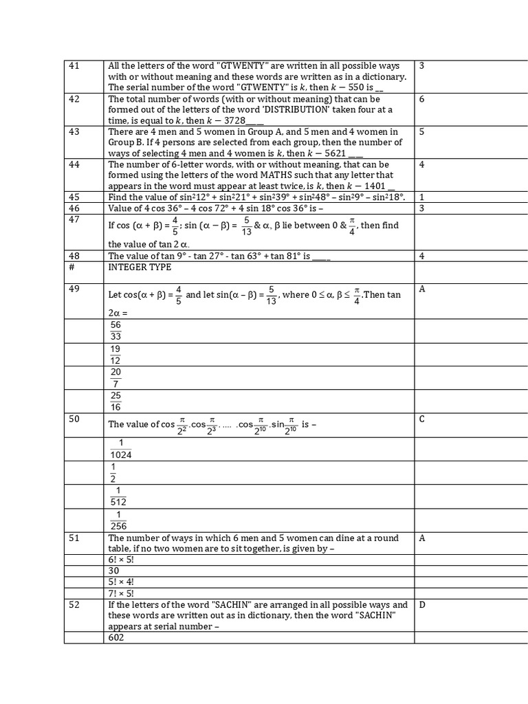 STD Xi BVM (PRN) MT 2 P 2 Maths | PDF | Line (Geometry) | Geometric Shapes