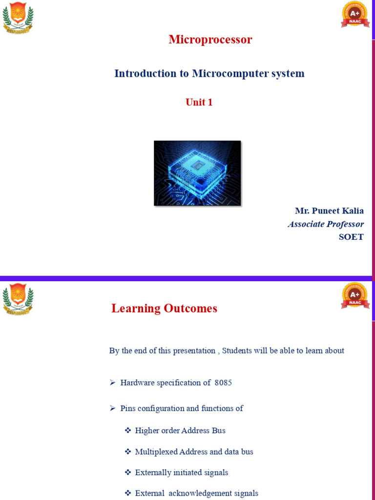 8085 Microprocessor Hardware Overview | PDF | Computer Engineering ...