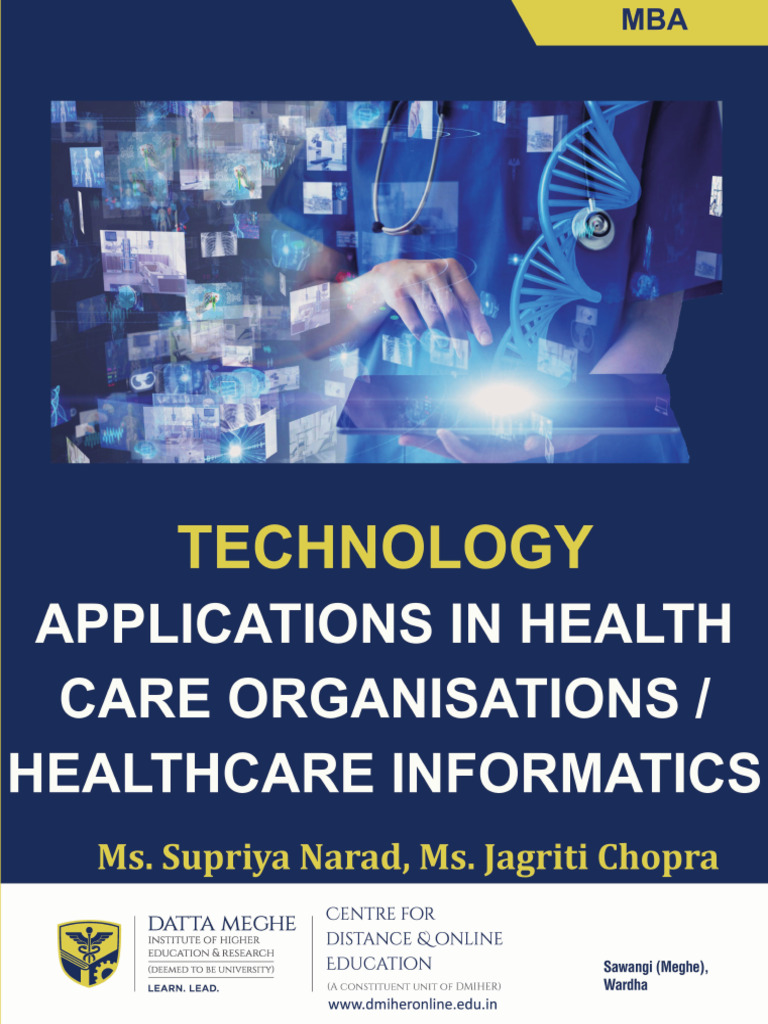 Health Informatics Course Overview | PDF | Health Informatics ...