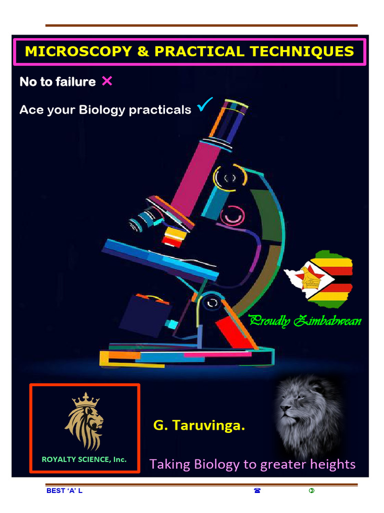 Microscope Techniques for A-Level Biology | PDF | Staining | Fixation ...