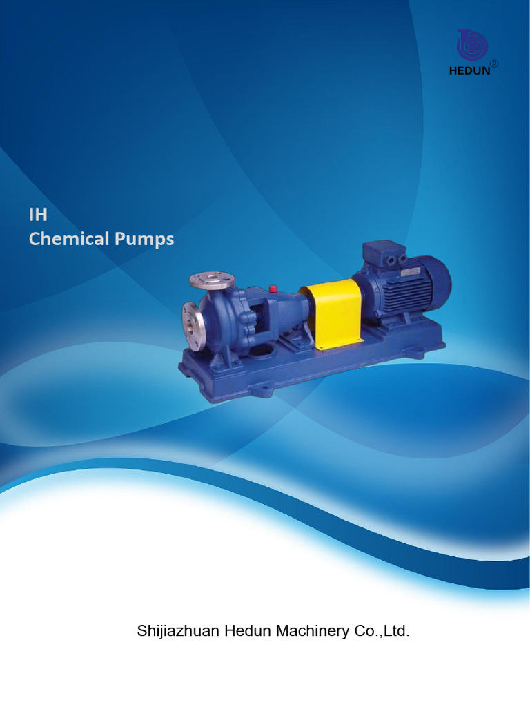 IH Chemical Pumps Overview and Features | PDF | Pump | Mechanical ...