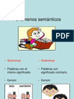 Fenómenos semánticos