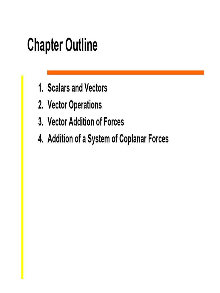 Understanding Scalars and Vectors | PDF | Euclidean Vector | Norm ...