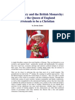 Freemasonry, the British Monarchy, and Queen Elizabeth II