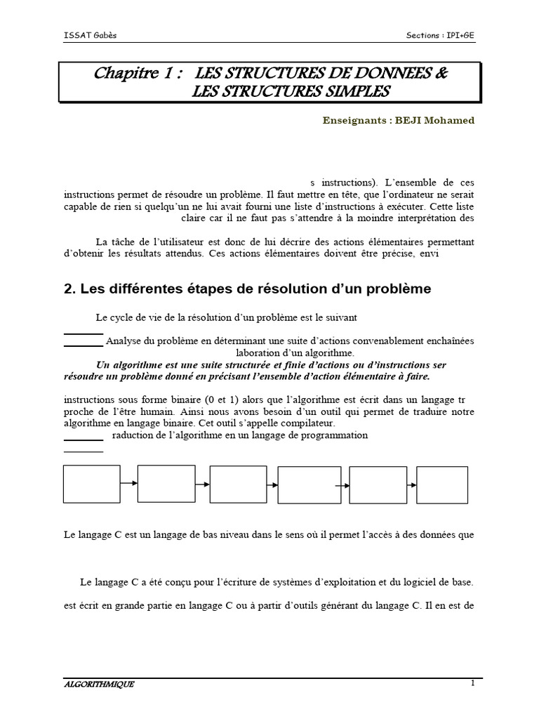 Structures de données et algorithmes en C | PDF | Compilateur ...