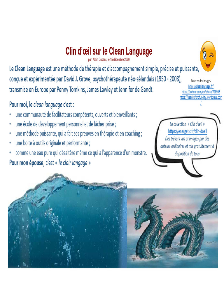 Introduction au Clean Language | PDF | Métaphore
