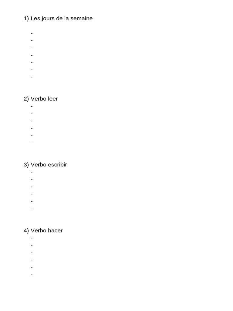 Francés 3 TRIM | PDF