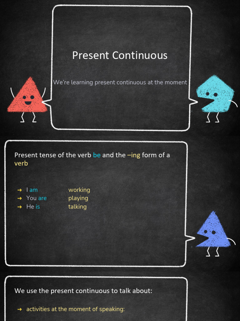 Understanding Present Continuous Tense | PDF