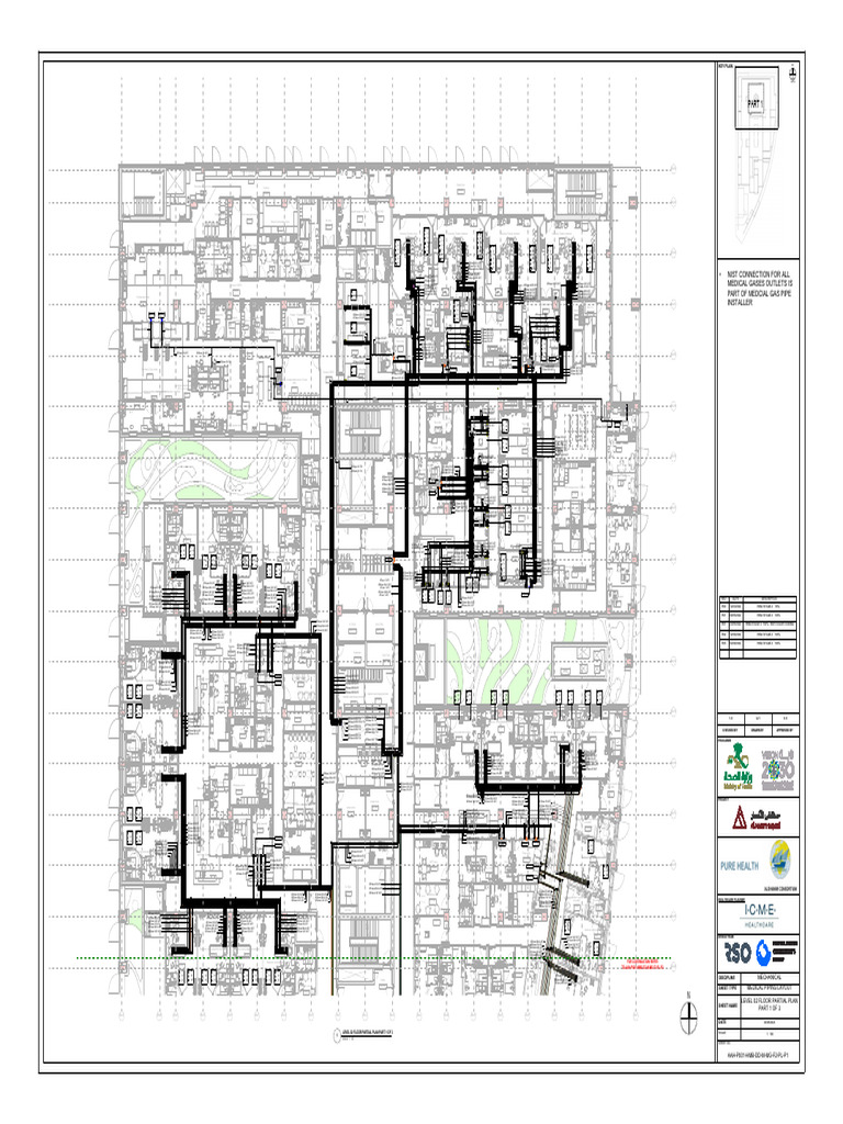 Aah p001 HMB DD M MG f2 PL p1 Level 02 Floor Partial Plan Part 1 of 3 | PDF