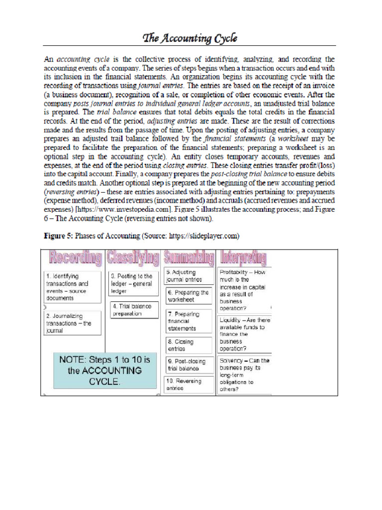 Accounting 1 - Lesson 2 - CJO | PDF