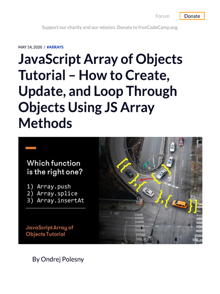 Array of Objects | PDF