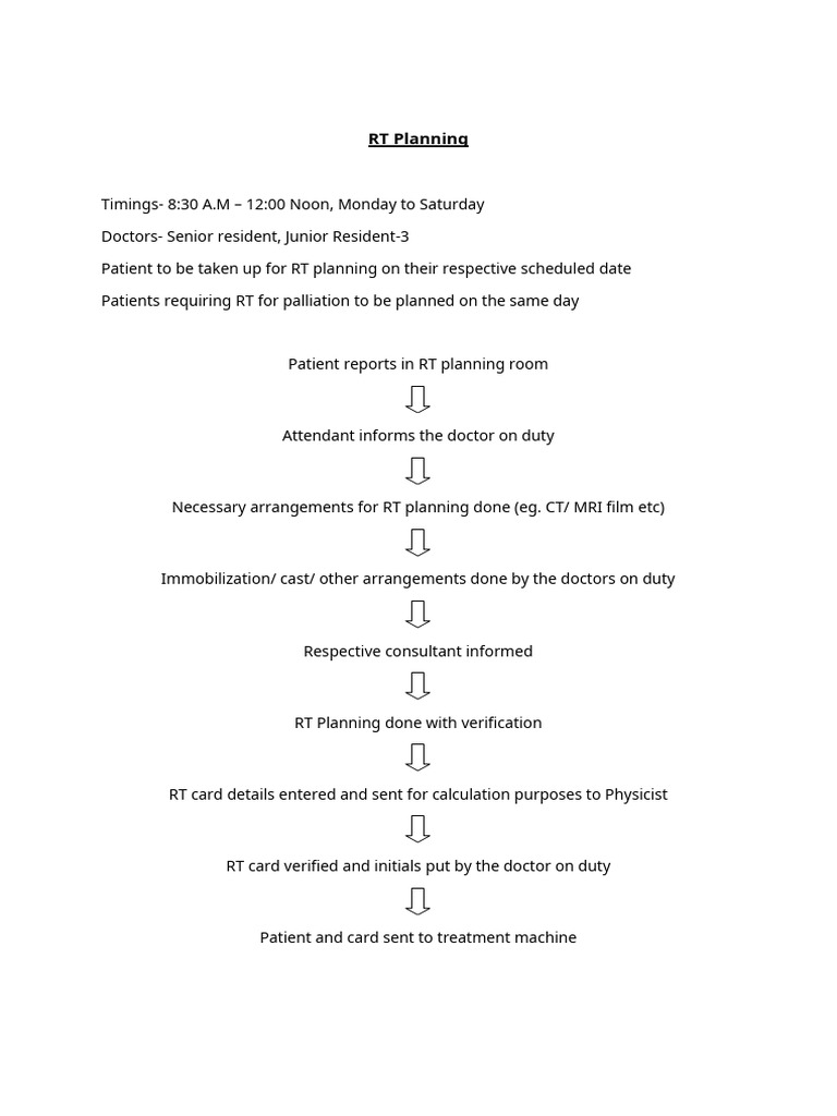 RT Planning | PDF