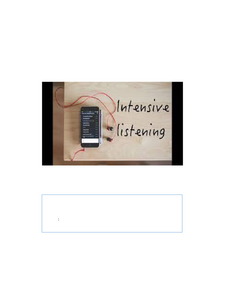 Intensive Listening Course for Students | PDF