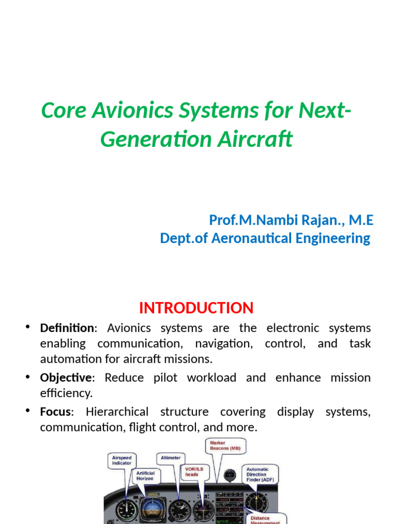 Interview Presentation | PDF | Avionics | Aviation