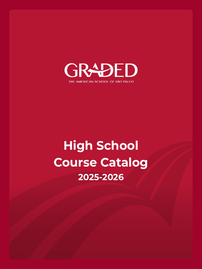 High School Course Catalog 2025-2026 | PDF | Educational Assessment And ...
