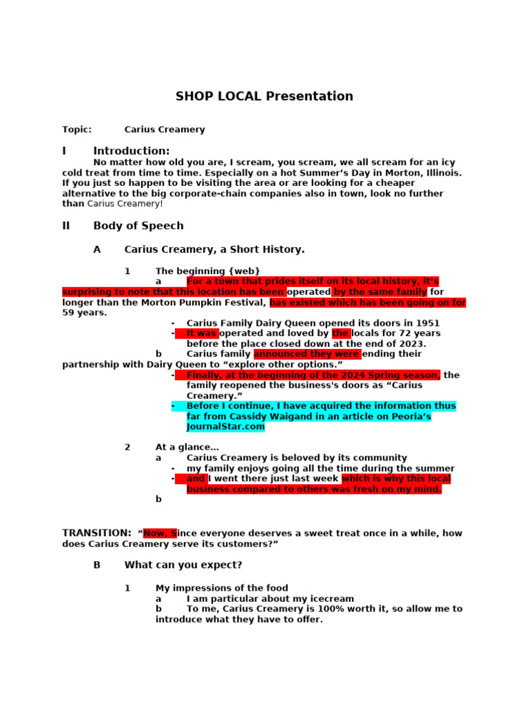 ShopLocal Presentation Turnin | PDF