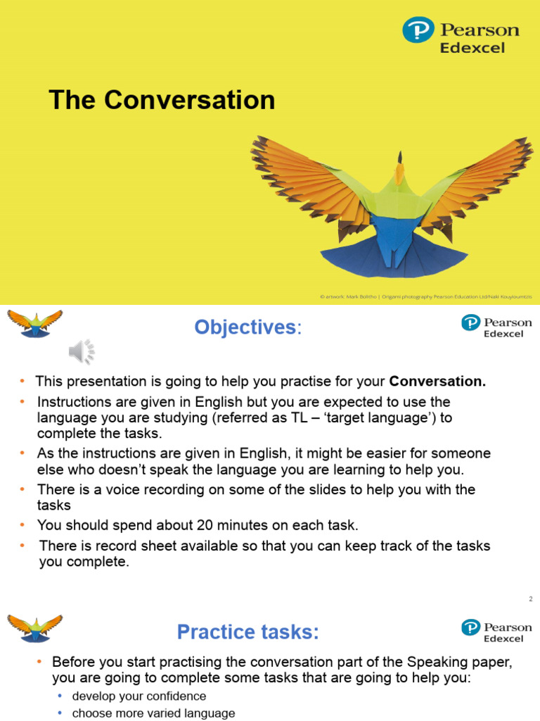 Conversation Task Activities | PDF | Grammatical Tense | Verb
